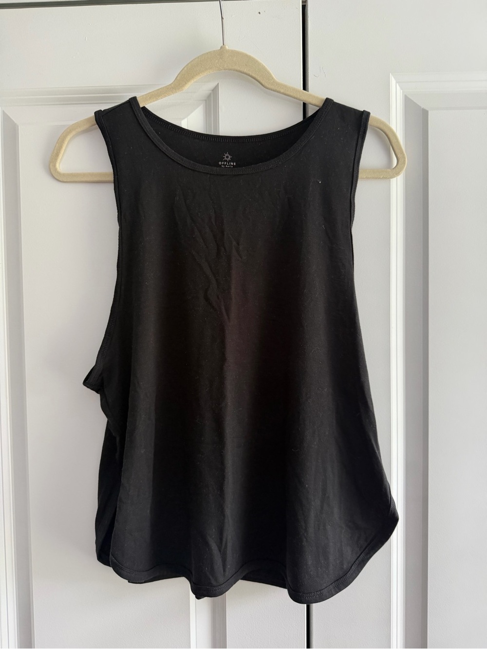 aerie Black Women's Sleeveless Tank Top